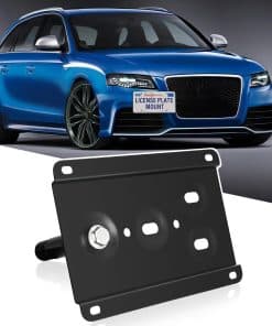 Soporte de placa de matrícula delantera -Negro