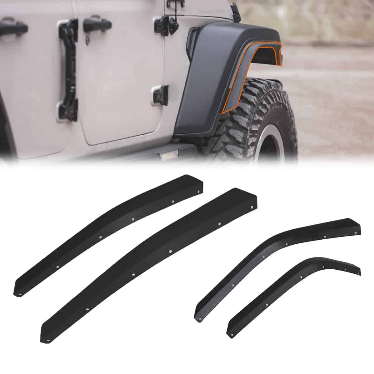 Juego de Defensas Delanteras y Traseras Compatibles Con