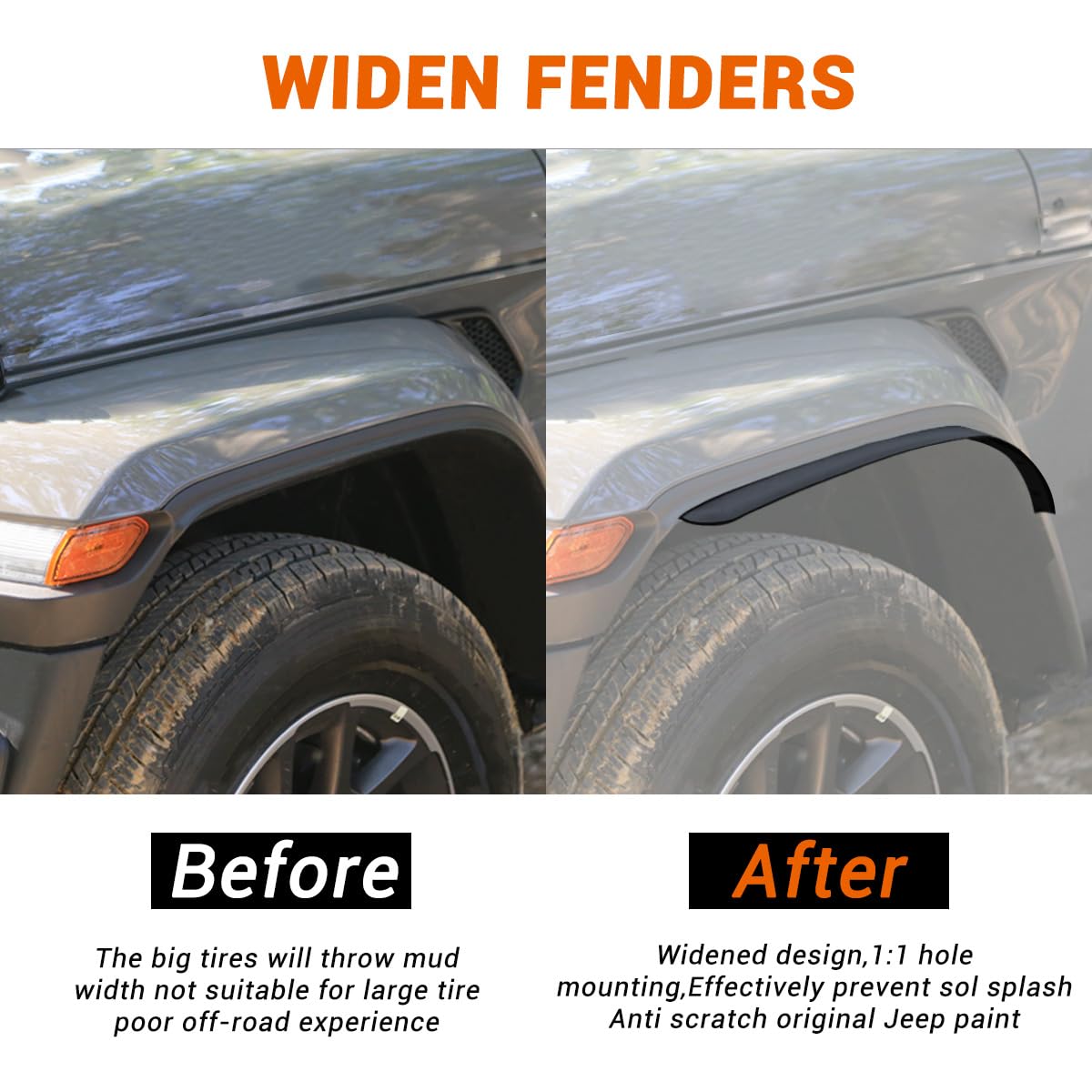 Juego de Defensas Delanteras y Traseras Compatibles Con - Imagen 4