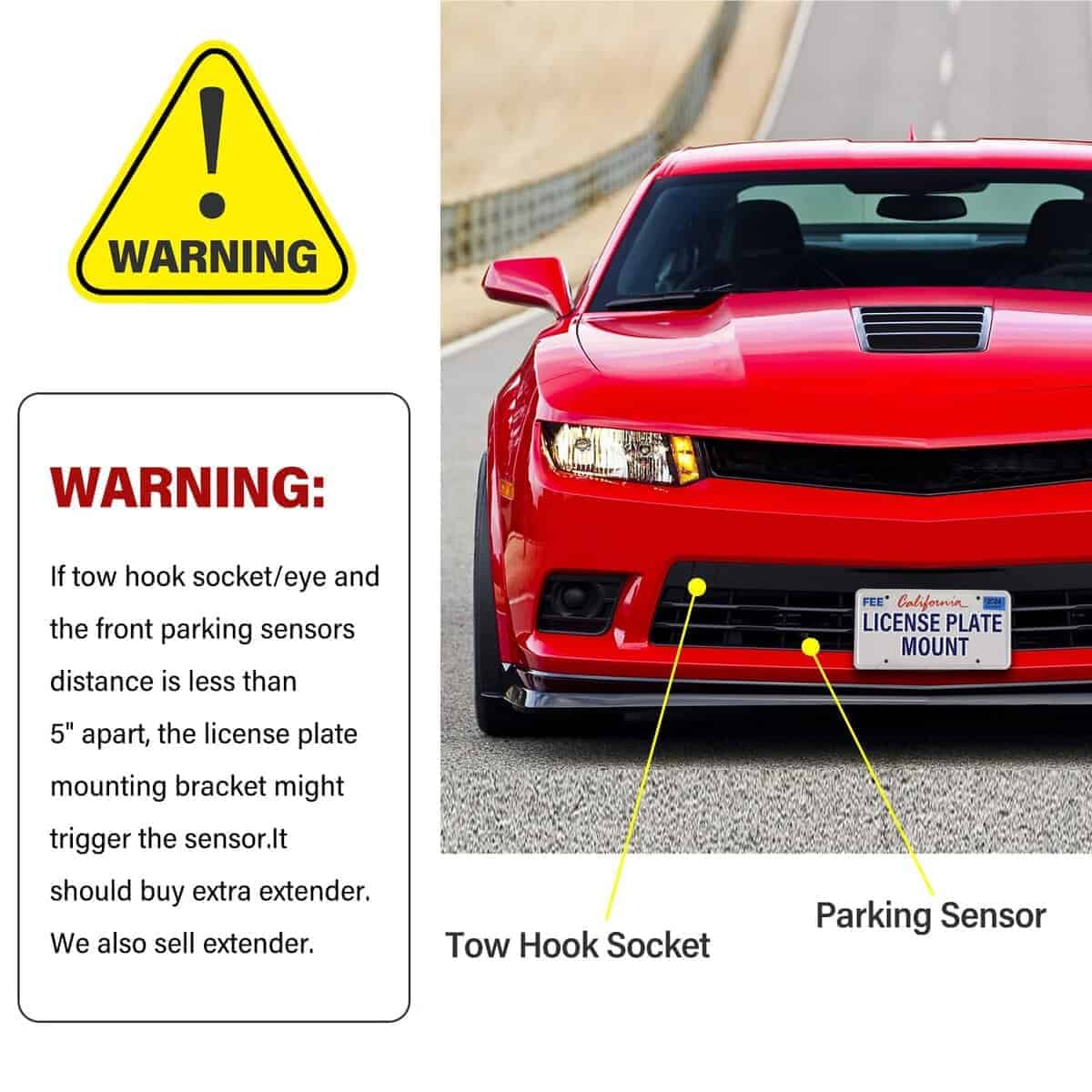 Soporte de matrícula delantera para montaje en -t 2nd gen - Imagen 4