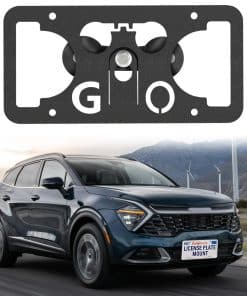 Soporte de matrícula delantera para parachoques compatible