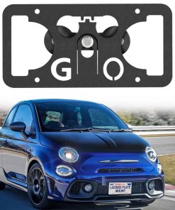 Soporte de placa de matrícula para montaje en -Negro