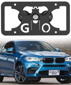 Soporte de placa de matrícula para montaje en -rforación