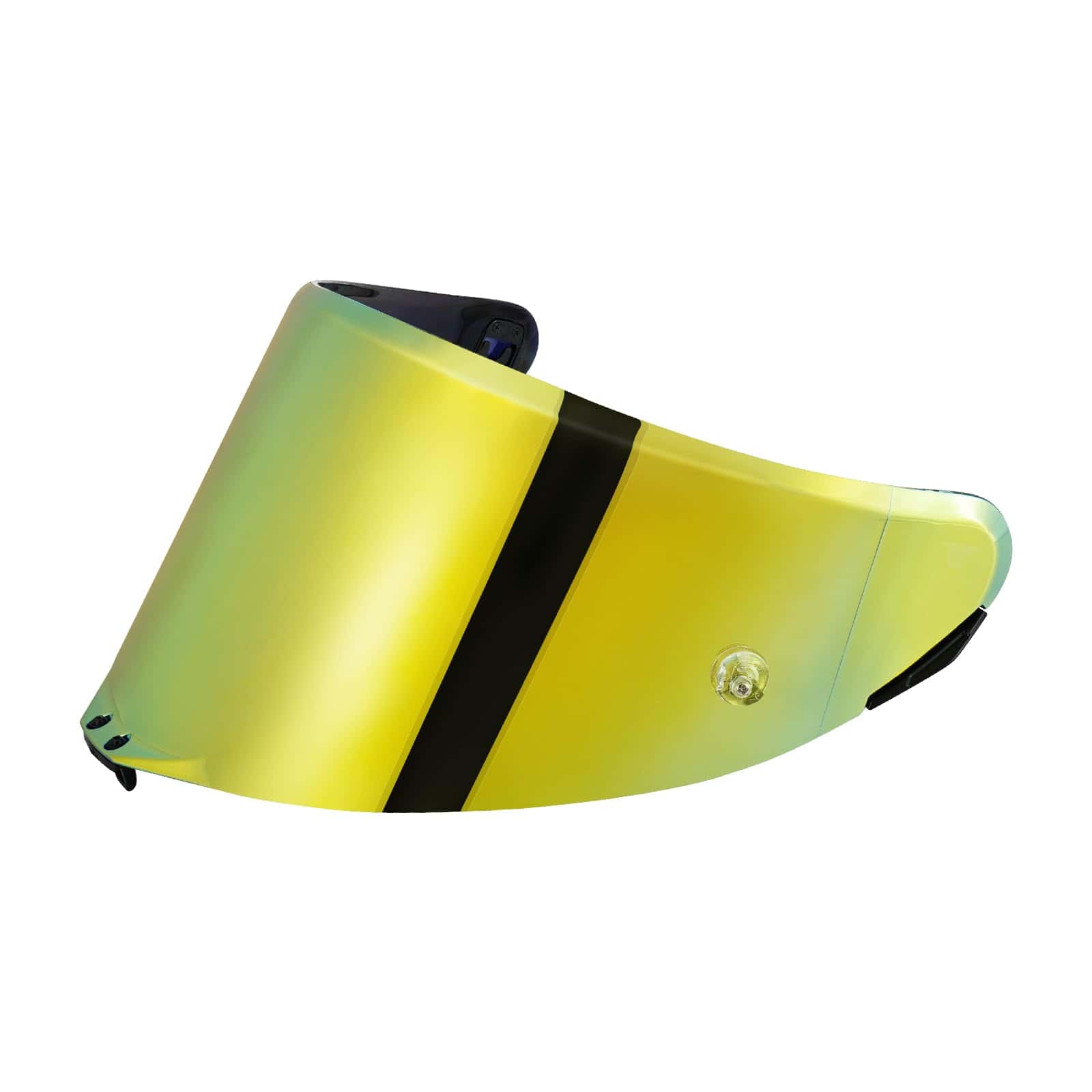 Visera de casco JQF Gear para casco de -Cromo Dorado