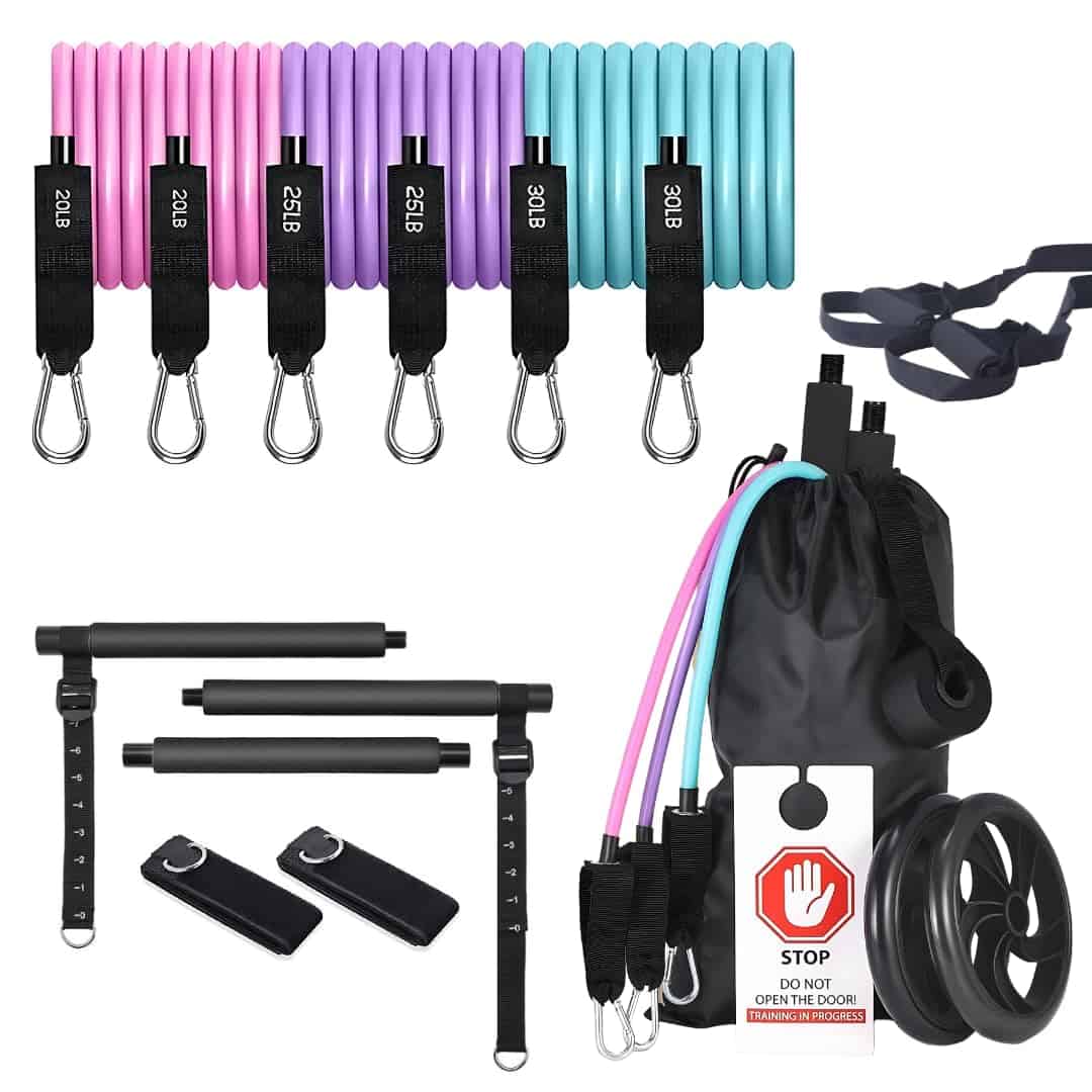 Kit de Barra Pilates Multifuncional, Kit de Equipo de