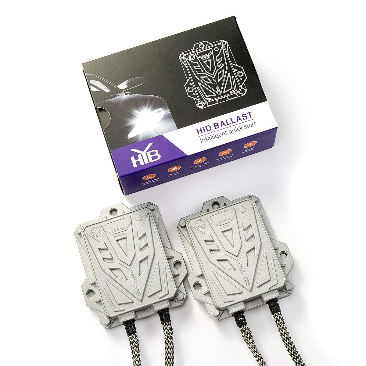 Balastro digital delgado HYB 12V para bombilla HID H11 H7 - Imagen 4