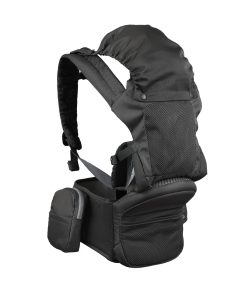 Portabebés CooCooBaby con Asiento de Cadera - -Negro