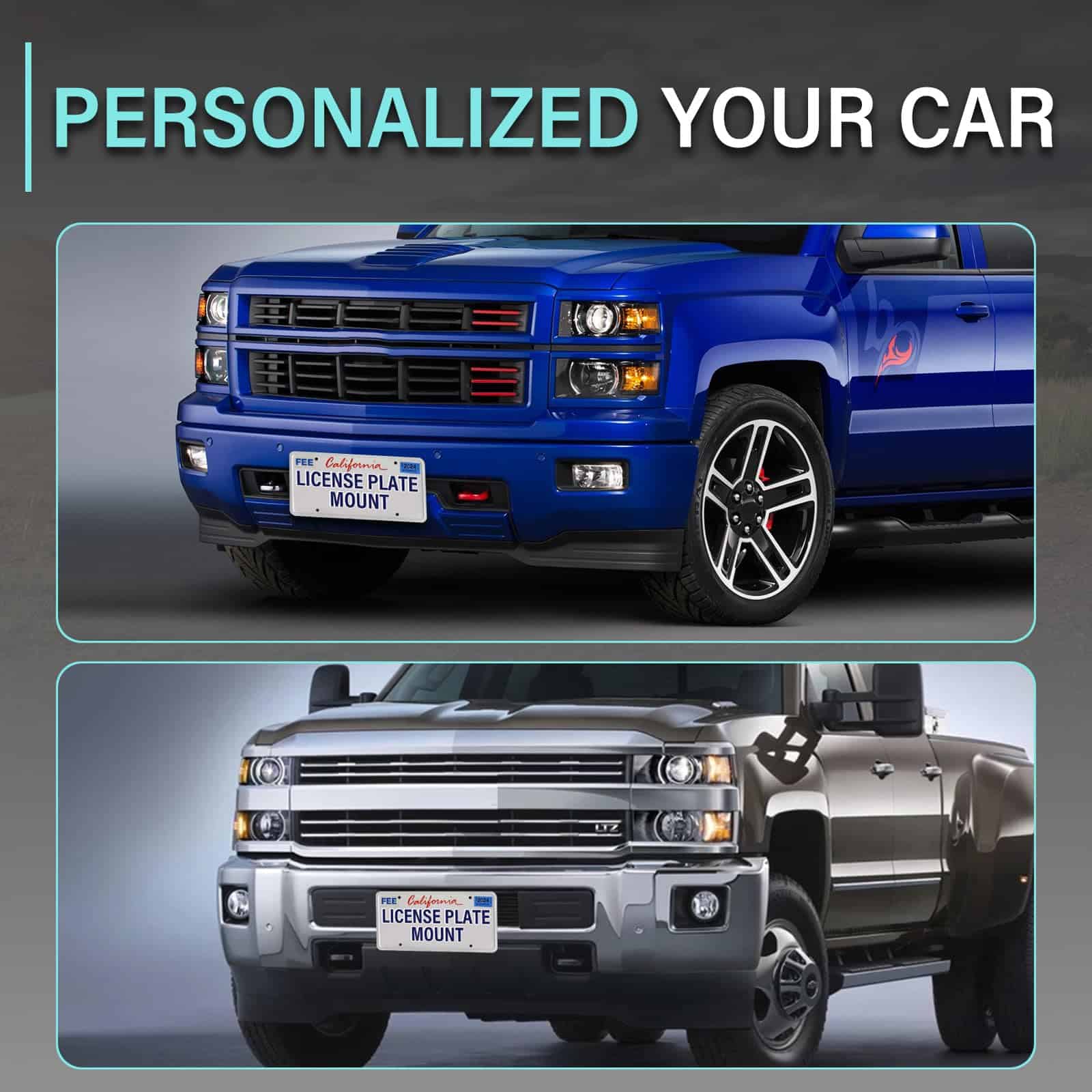 Soporte para placa de matrícula delantera sin -2017-2023 - Imagen 7