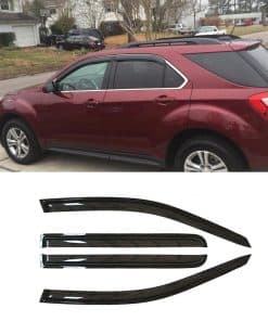 Ratzsdala Deflectores de Lluvia para Ventanas -Humo Oscuro