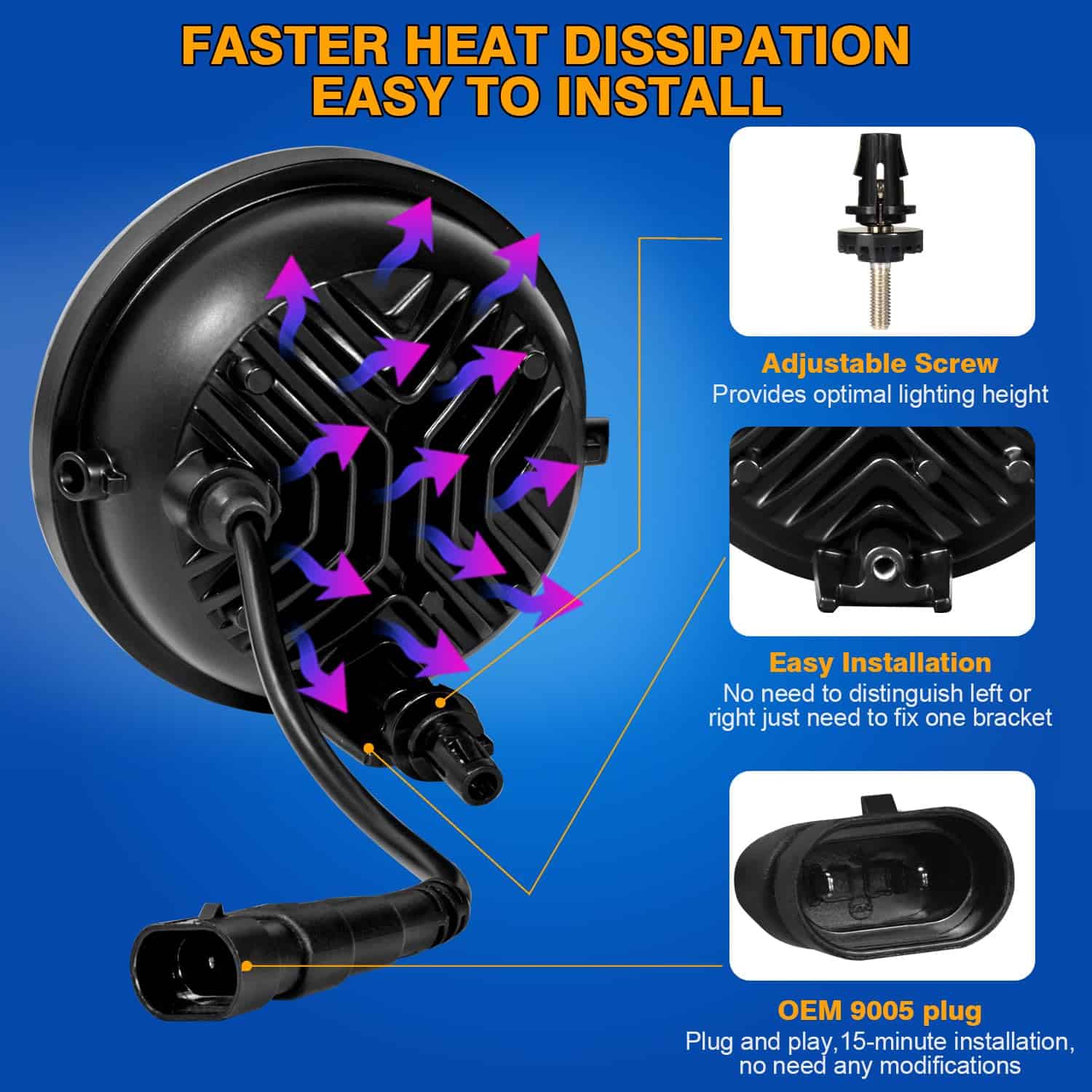 Luces LED para Niebla Actualizadas Compatibles con Tacoma - Imagen 5