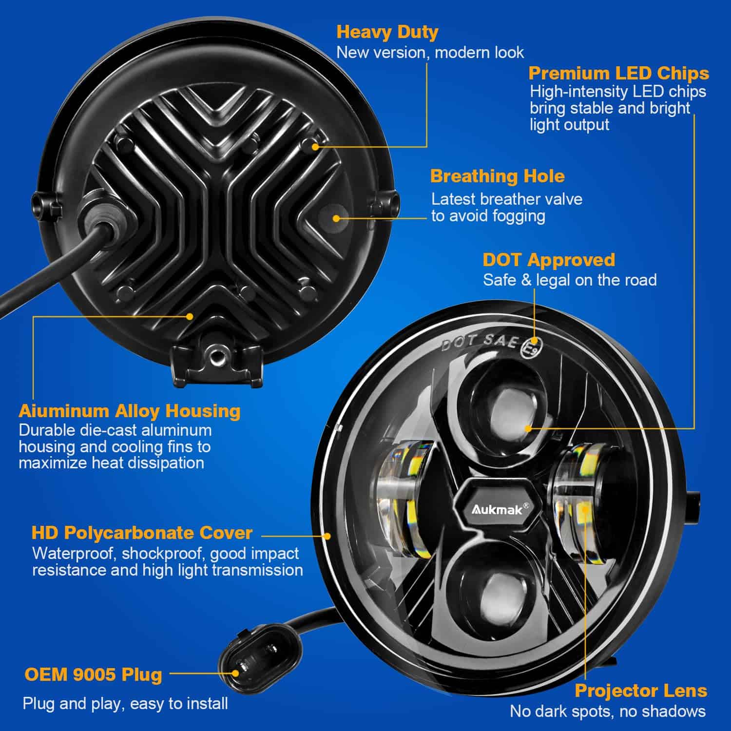Luces LED para Niebla Actualizadas Compatibles con Tacoma - Imagen 4