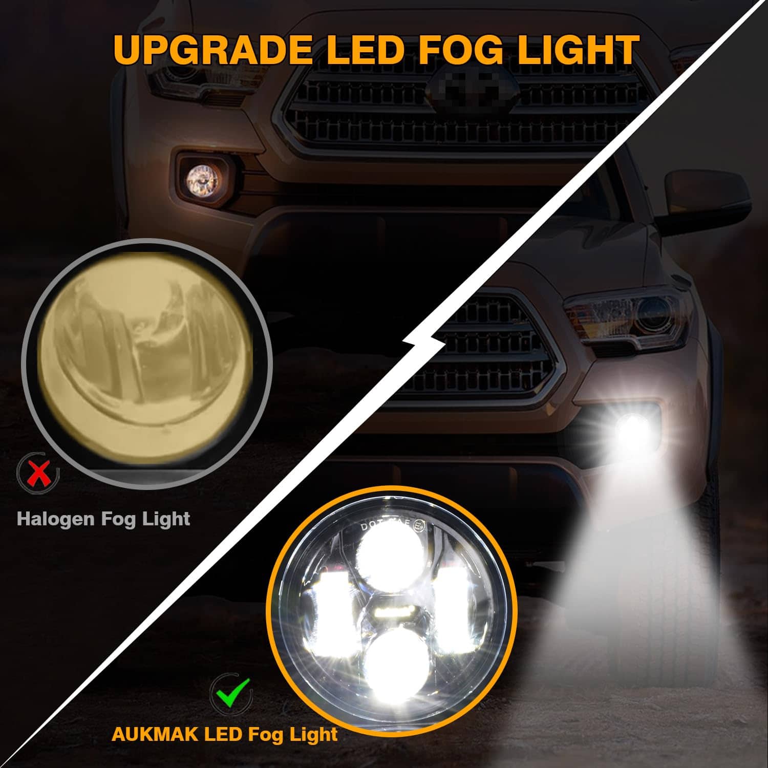Luces LED para Niebla Actualizadas Compatibles con Tacoma - Imagen 8