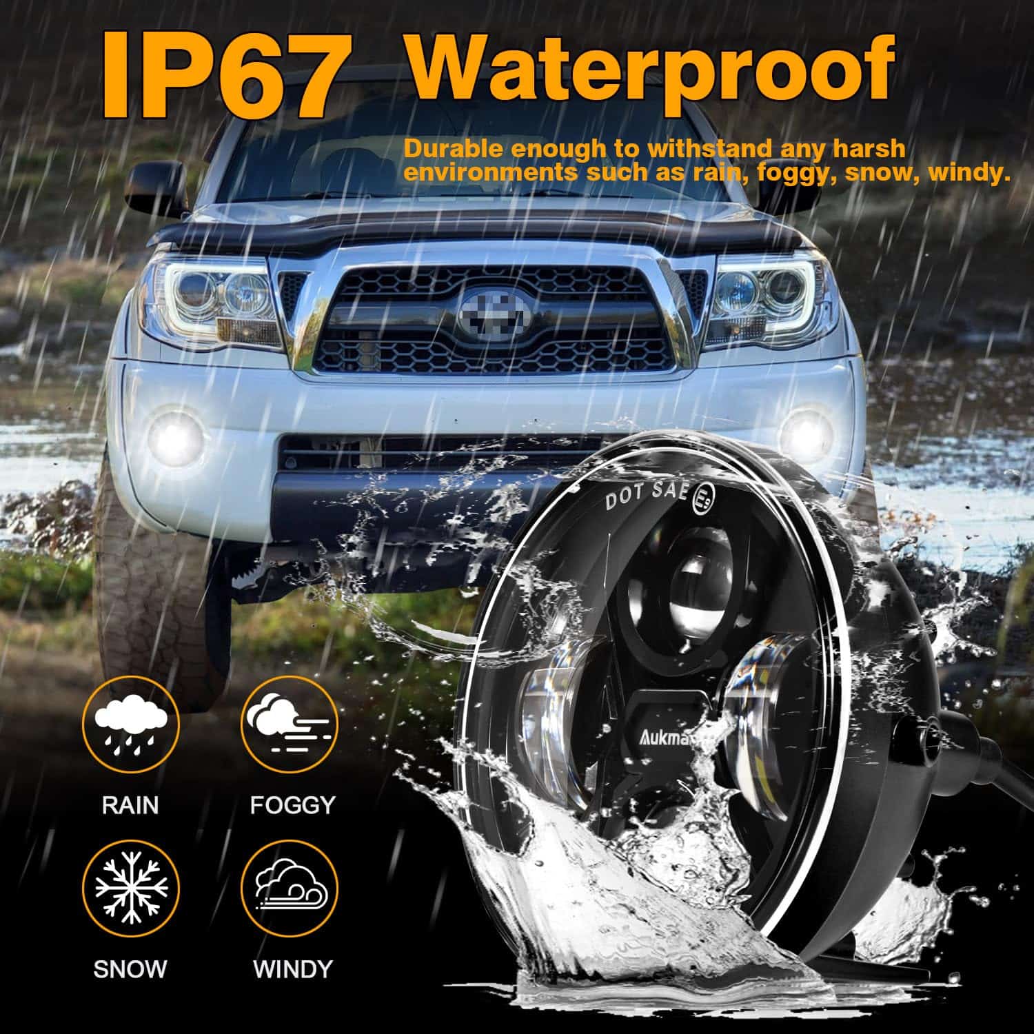 Luces LED para Niebla Actualizadas Compatibles con Tacoma - Imagen 6