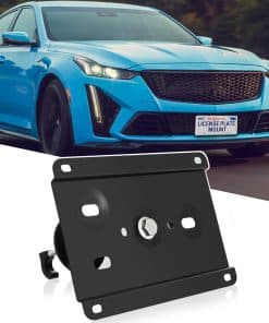 Soporte de Placa de Matrícula Delantera Sin -Negro