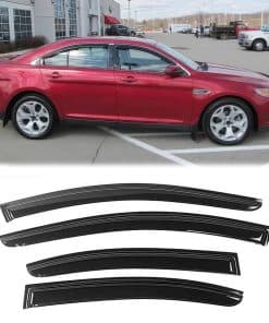 Ratzsdala Deflectores de Lluvia para -Tinte Oscuro Ahumado