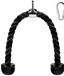 AWEFRANK Deluxe Tricep Rope Gym Rope Pull Down Cable
