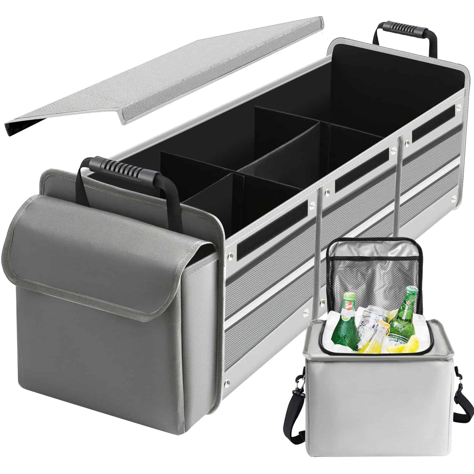 Organizador de Maletero para Auto, 115L Plegable Resistente