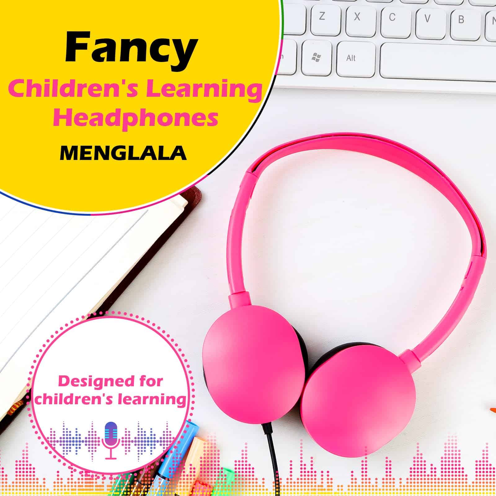 Audífonos para Niños a Granel 30 Piezas para Salones de - Imagen 3