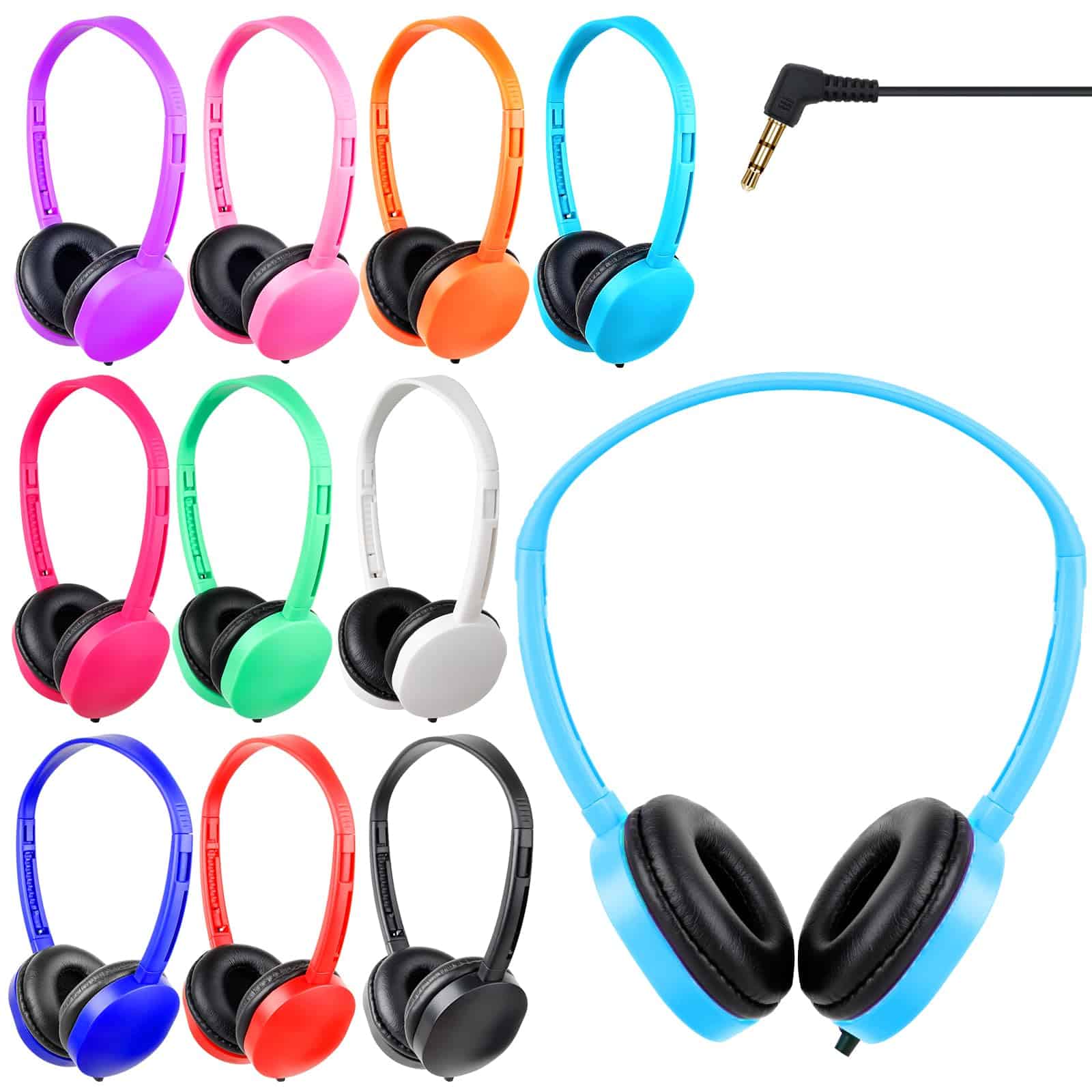 MENGLALA Auriculares para niños a granel 15 pack para salón