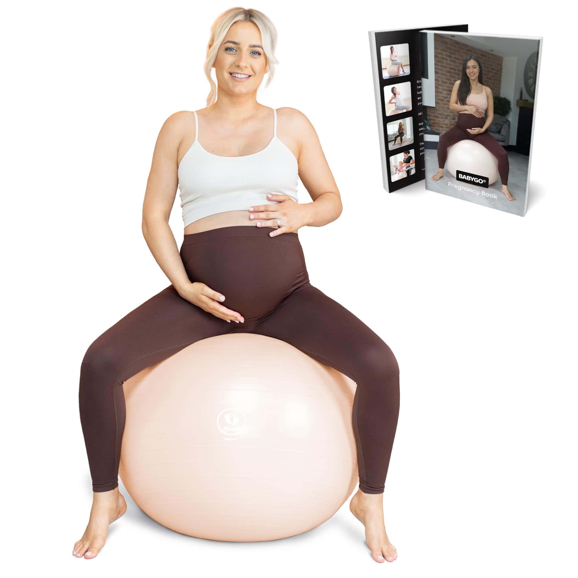 Pelota de parto BABYGO� para embarazo, maternidad, parto y