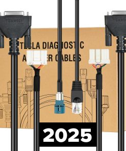 Juego de Cables de Diagnóstico Tesla Originales de Autel, 3