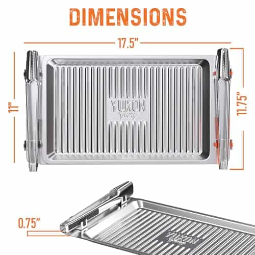 Set de Bandejas para Barbacoa Yukon Glory con Pinzas | - Imagen 3