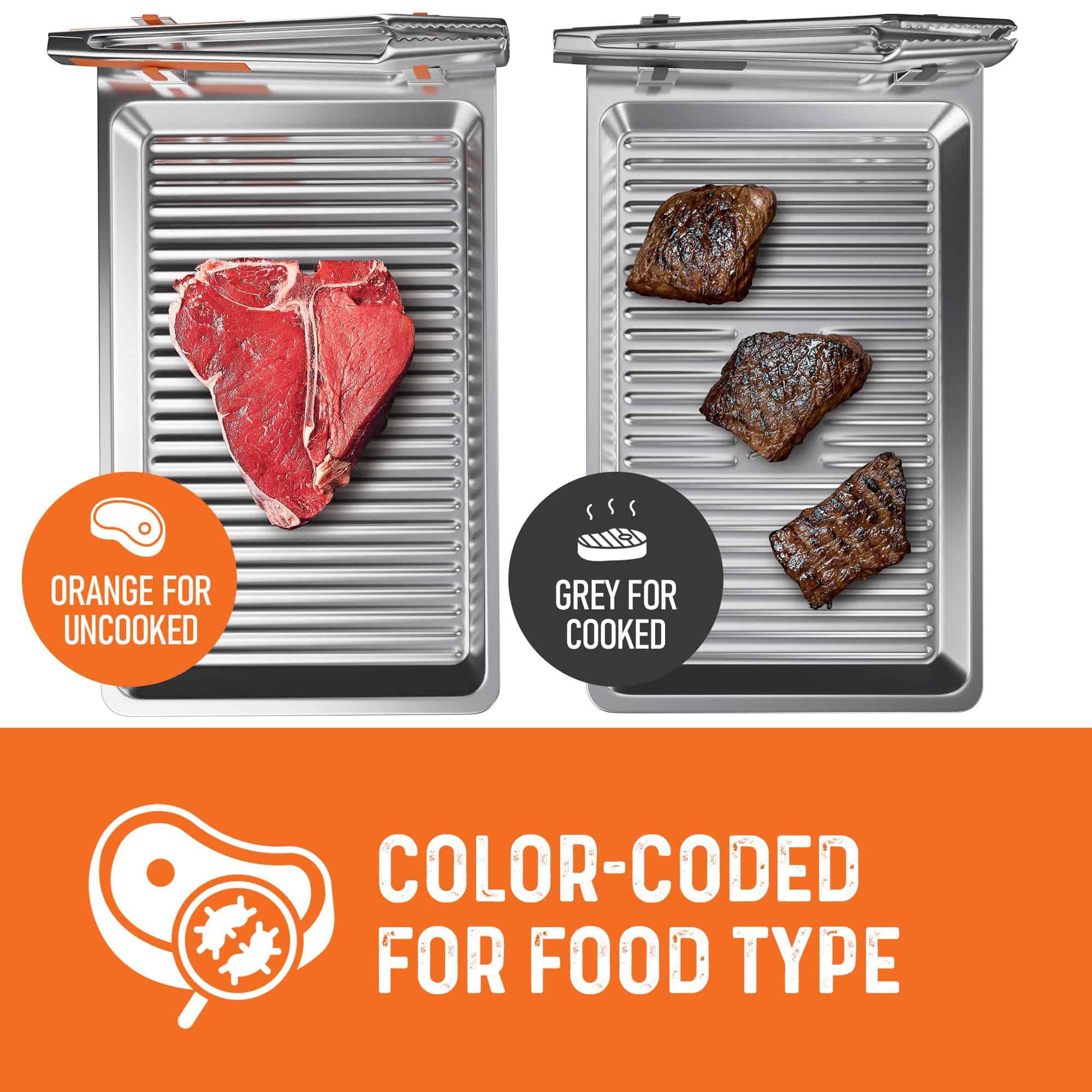 Set de Bandejas para Barbacoa Yukon Glory con Pinzas | - Imagen 8