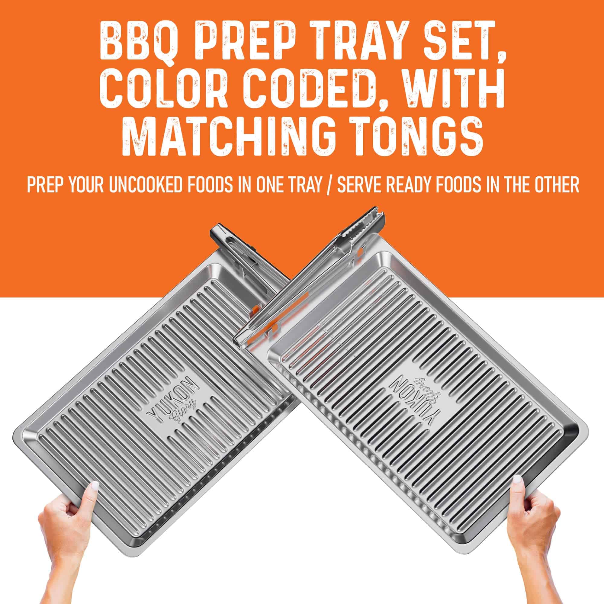 Set de Bandejas para Barbacoa Yukon Glory con Pinzas | - Imagen 9