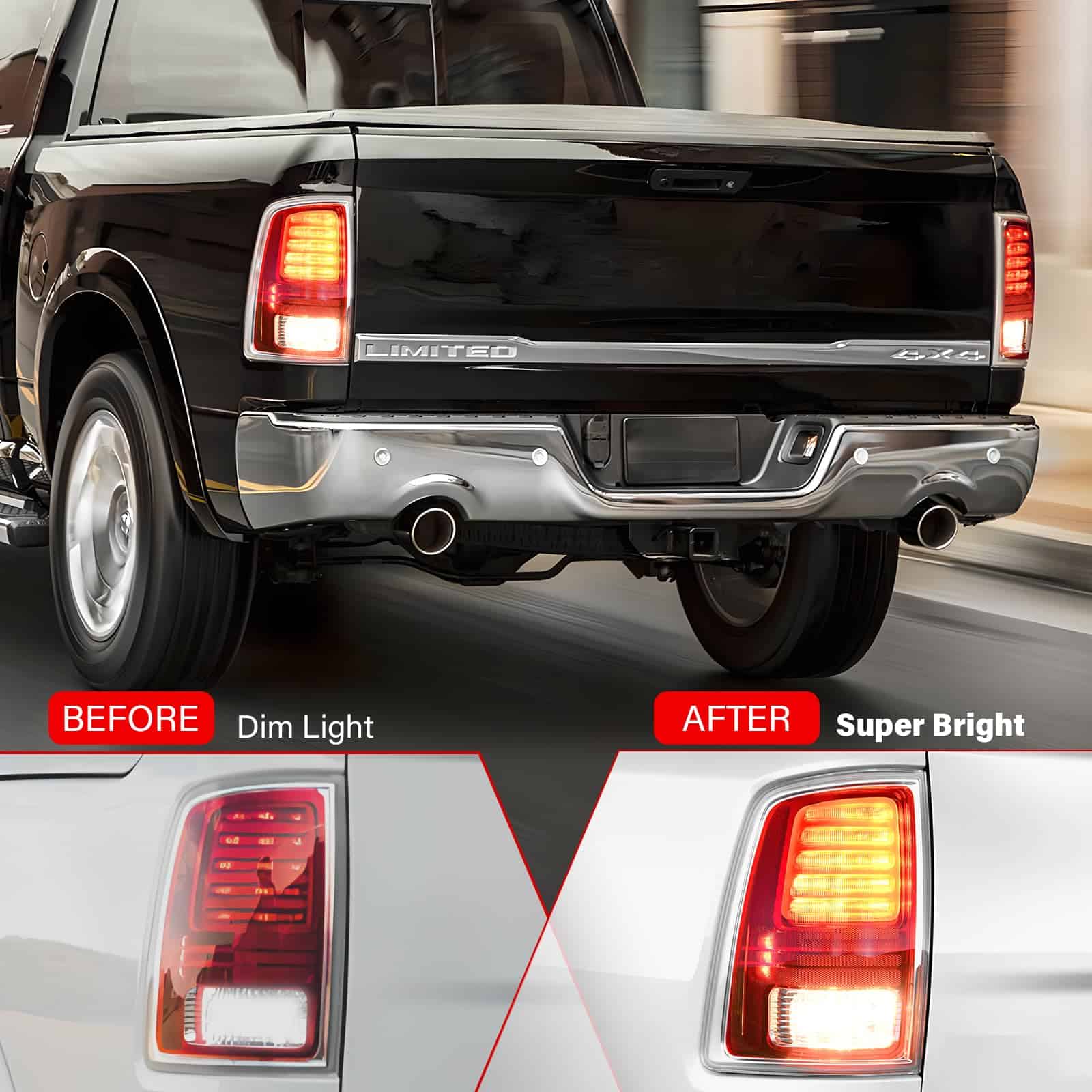 Ensamblaje de luz trasera LED SHINEHOME Compatible con 2013 - Imagen 5