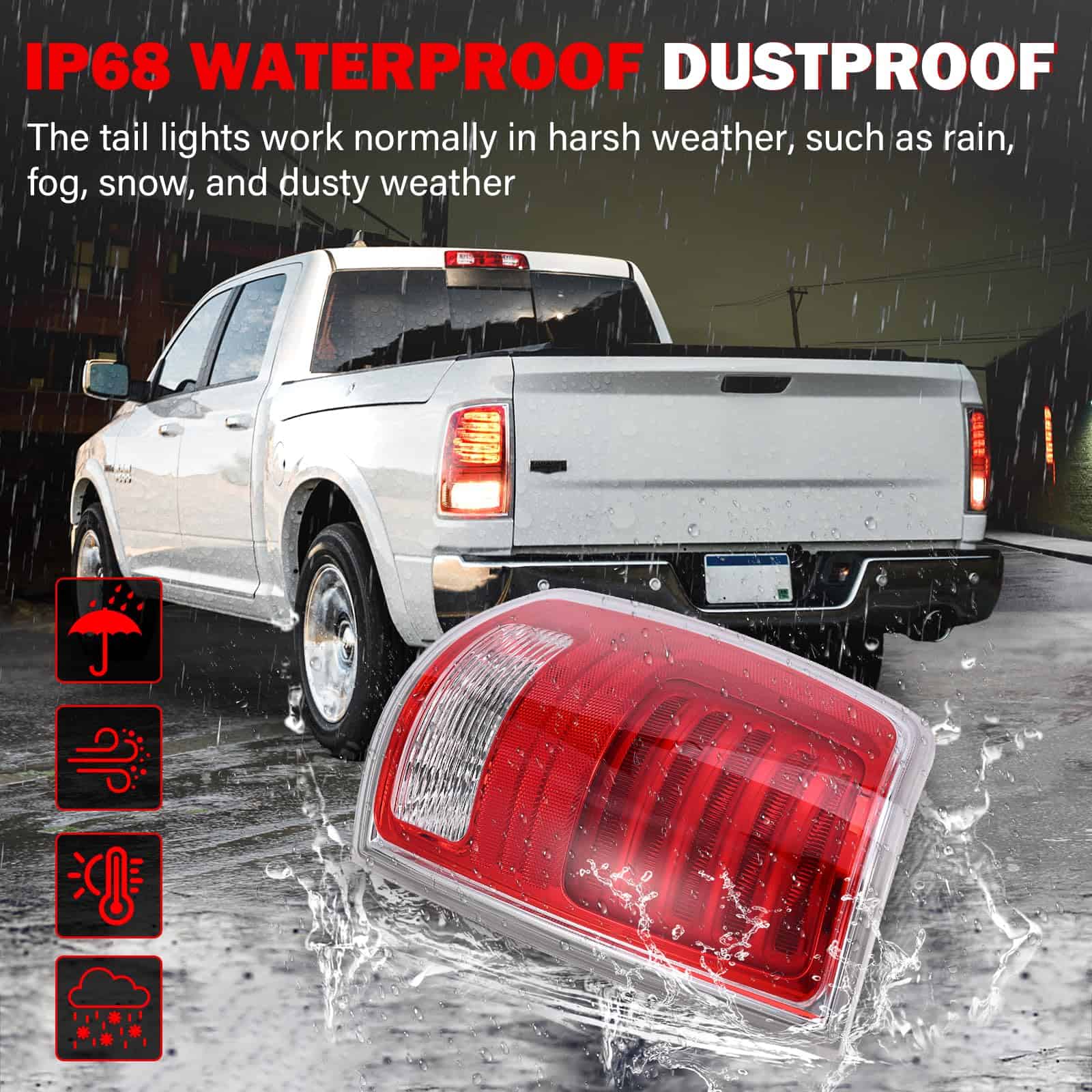 Ensamblaje de luz trasera LED SHINEHOME Compatible con 2013 - Imagen 10