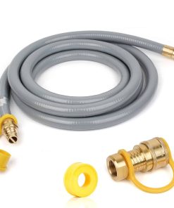 Manguera de gas natural de 3/4" de diámetro, Conexiones