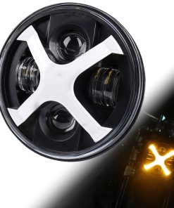 SINLIRU Faro LED Redondo de 7 pulgadas con Luz de