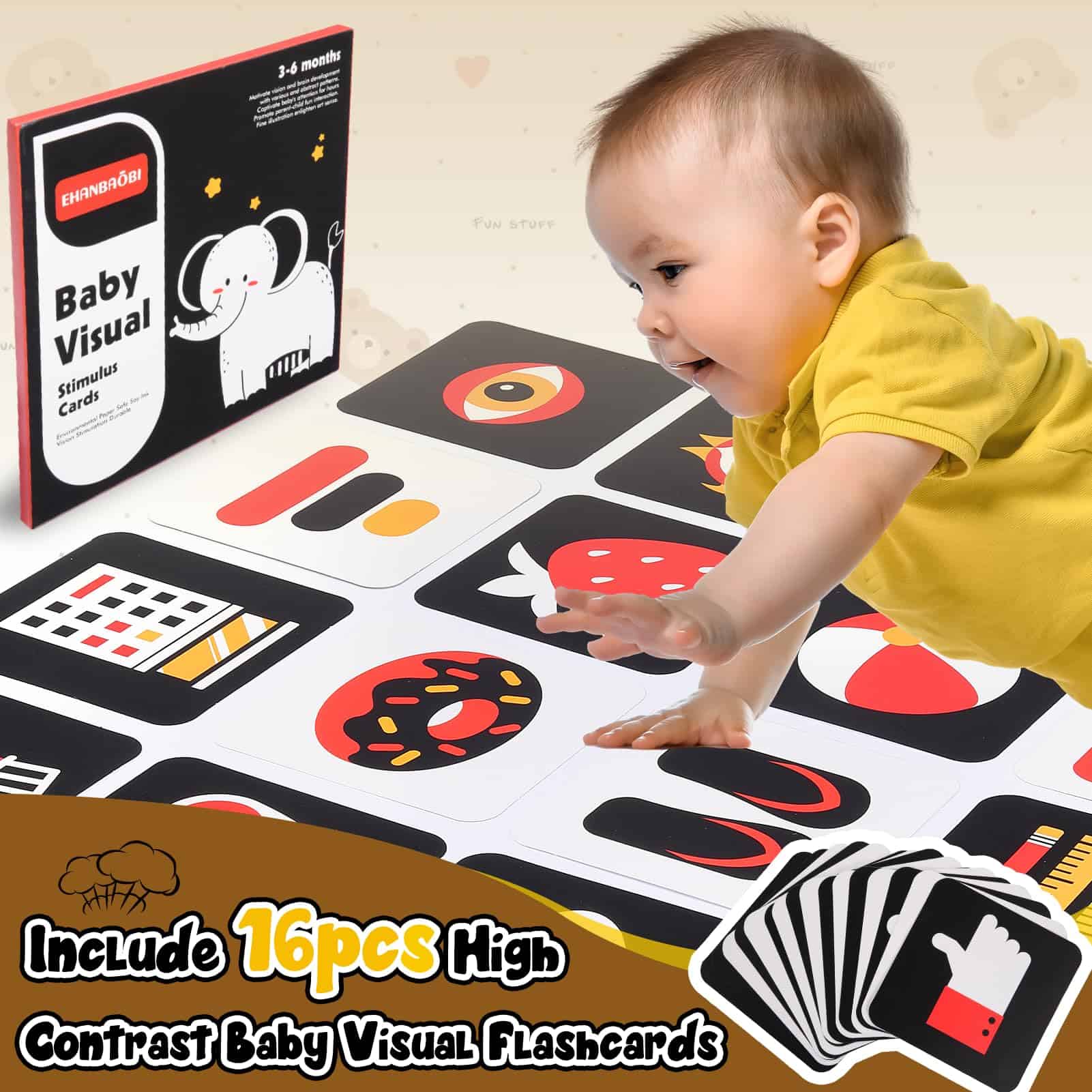 Tapete para el Tiempo Boca Abajo del Bebé con 10 Juguetes - Imagen 5