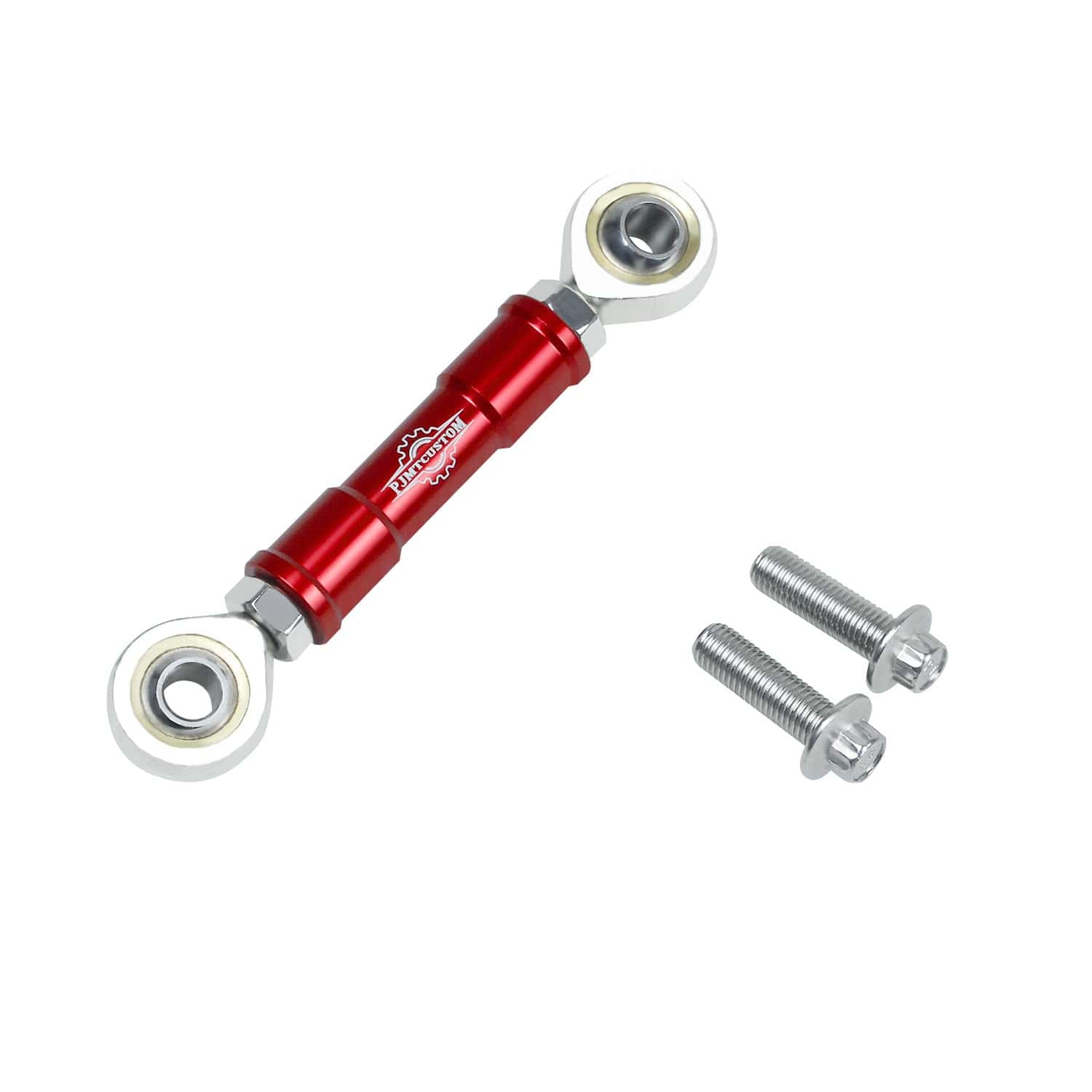 Barra de conexión de cambio redonda ajustable roja para