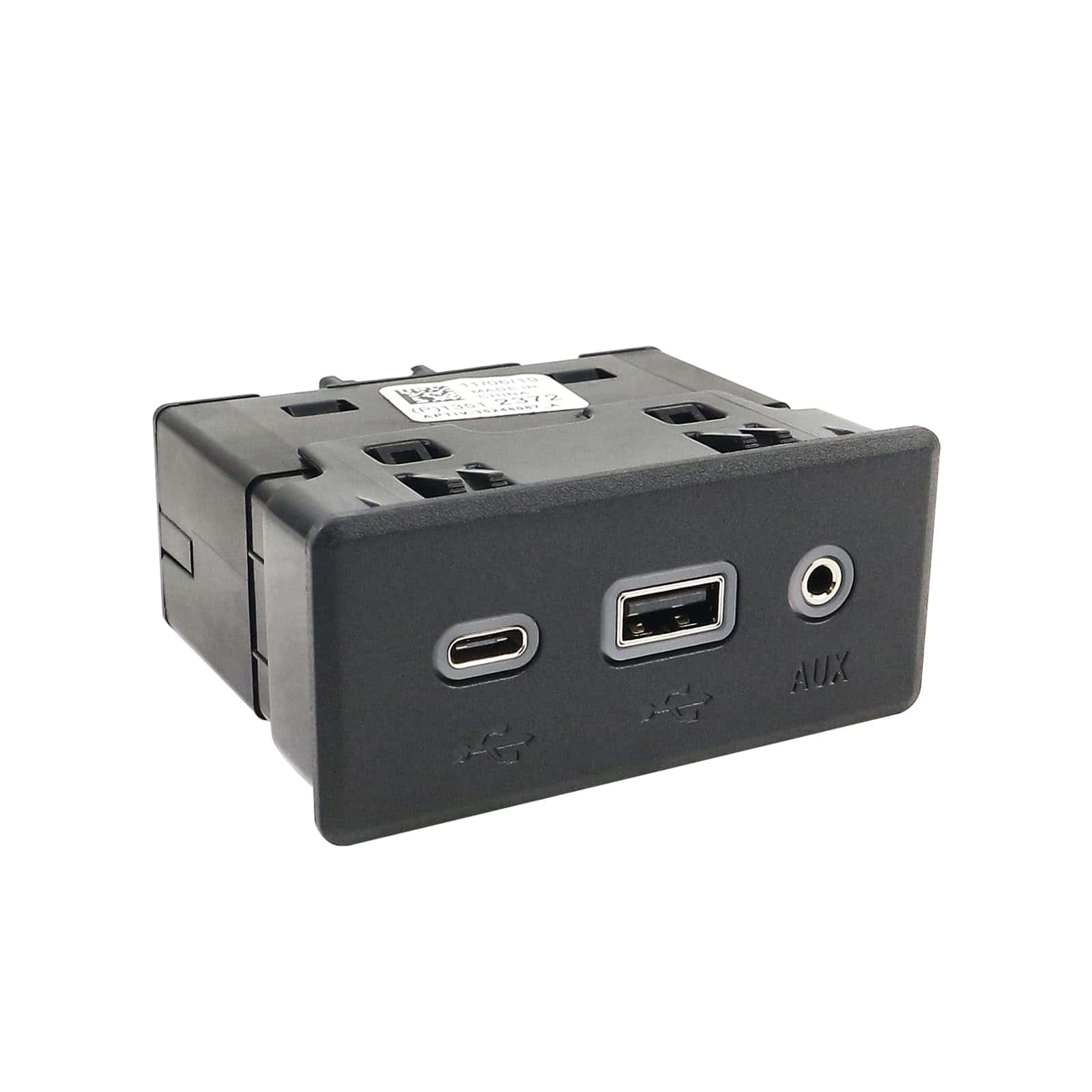 Reproductor de Audio Negro y Ensamble de Receptáculo USB