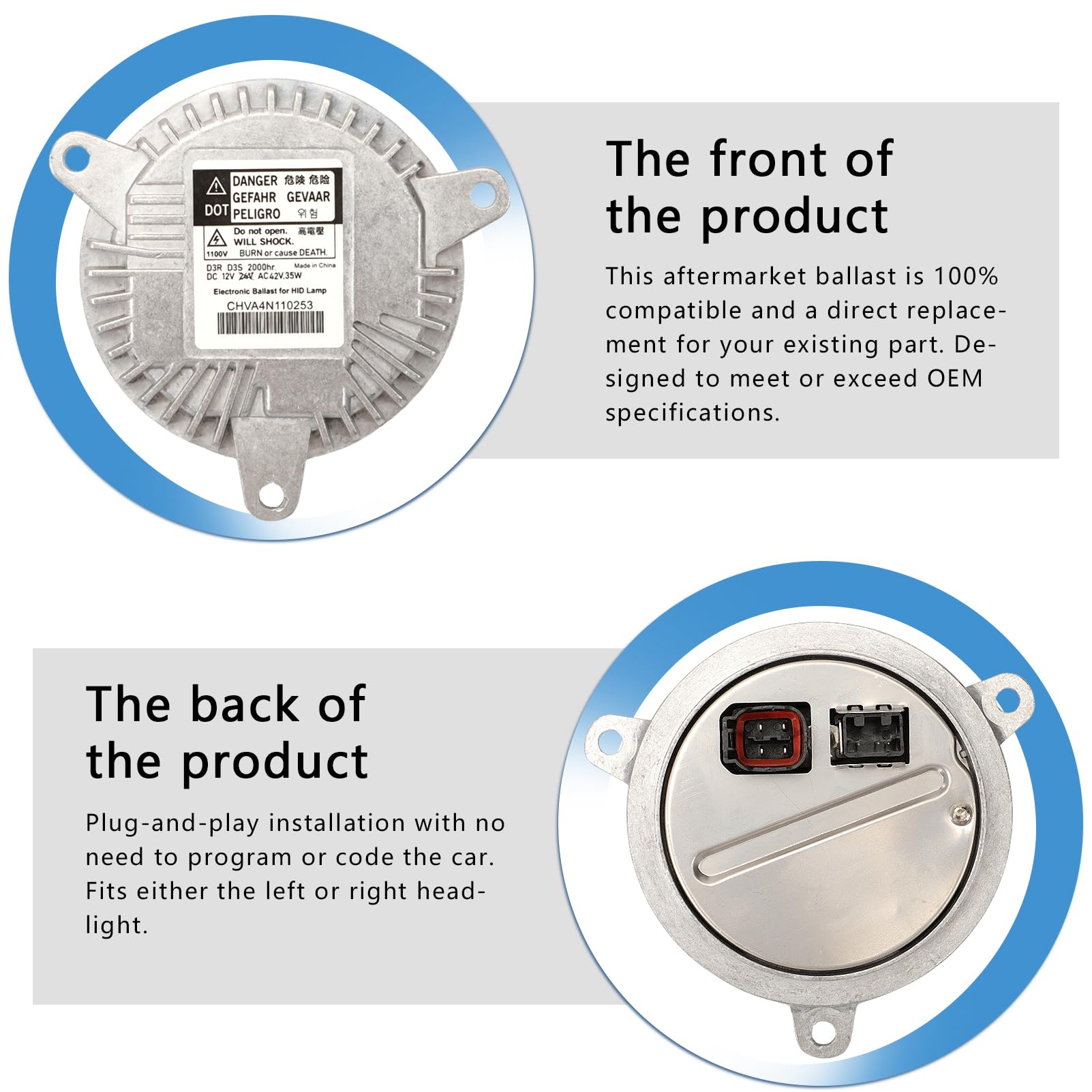 Módulo GNXFixt D3S Xenon HID Ballast para Durango - Imagen 5