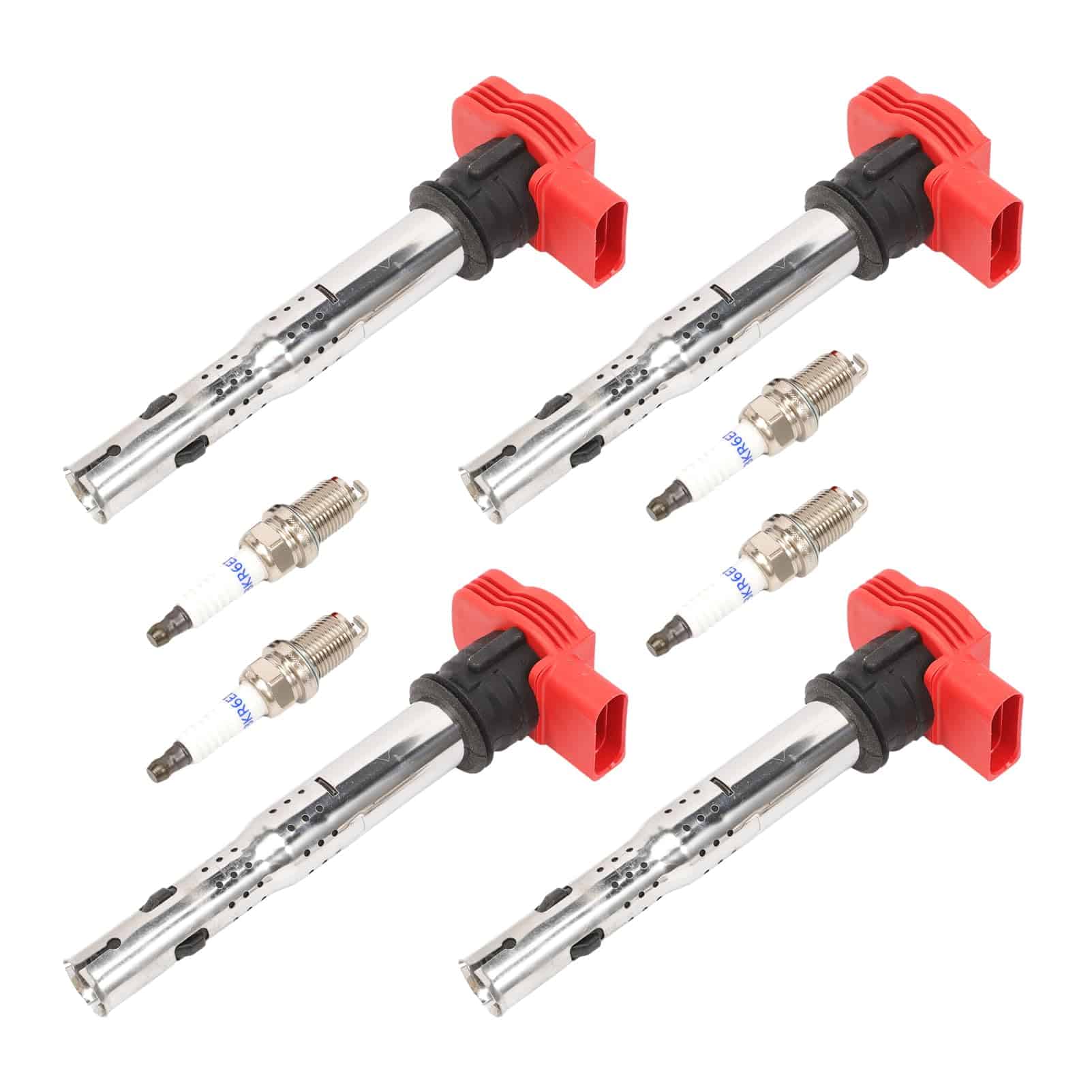 Conjunto de 4 bobinas de encendido UF529 y bujías