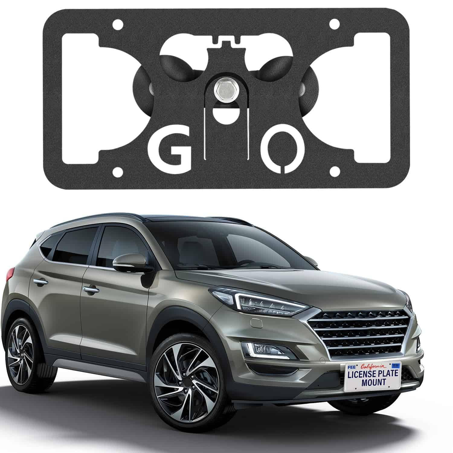 Soporte de matrícula delantero para - agujeros