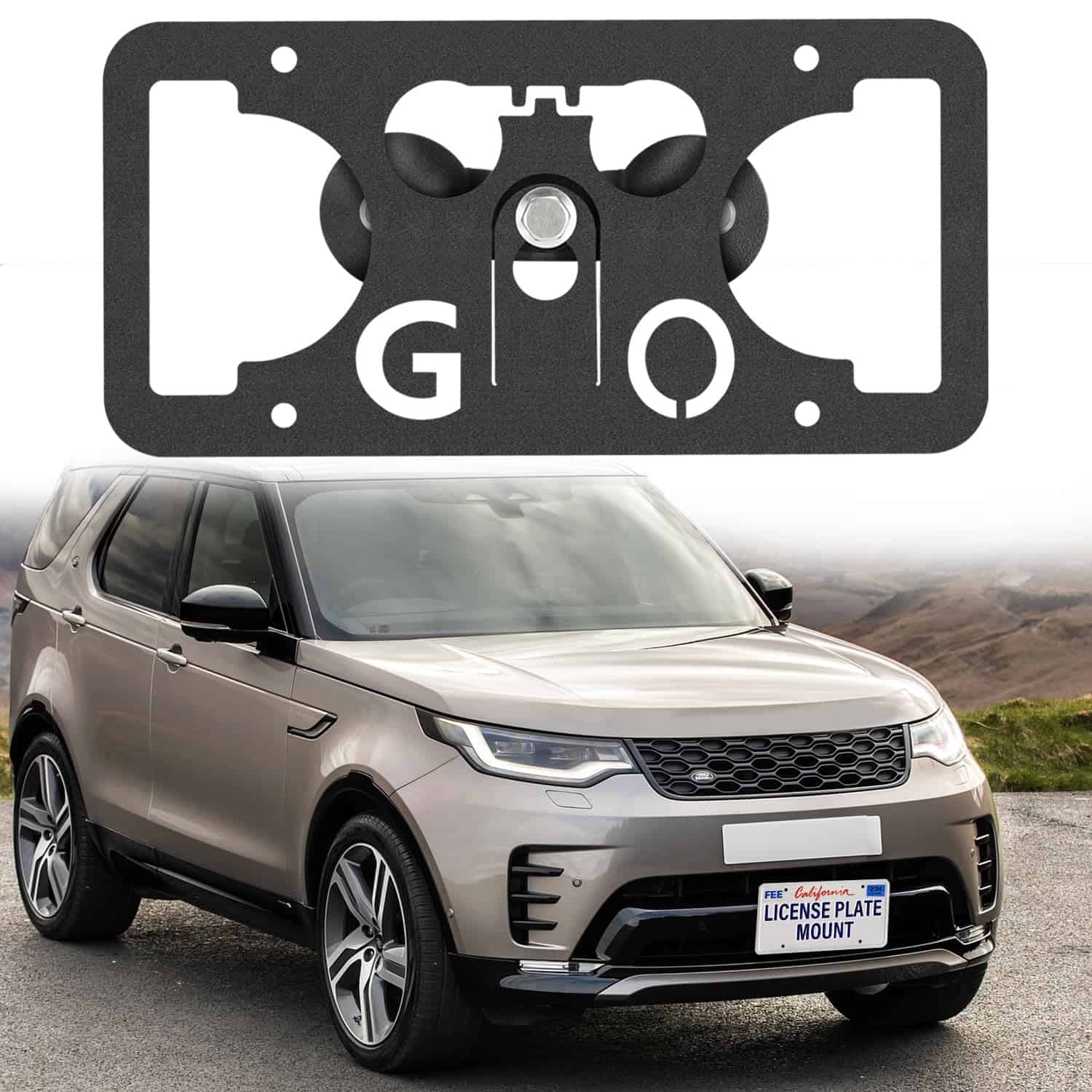 Soporte de placa de matrícula para -Negro