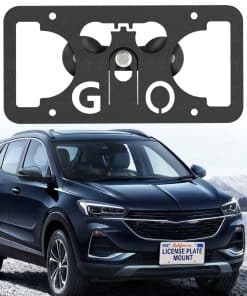 Soporte de placa de matrícula para montaje en -Negro