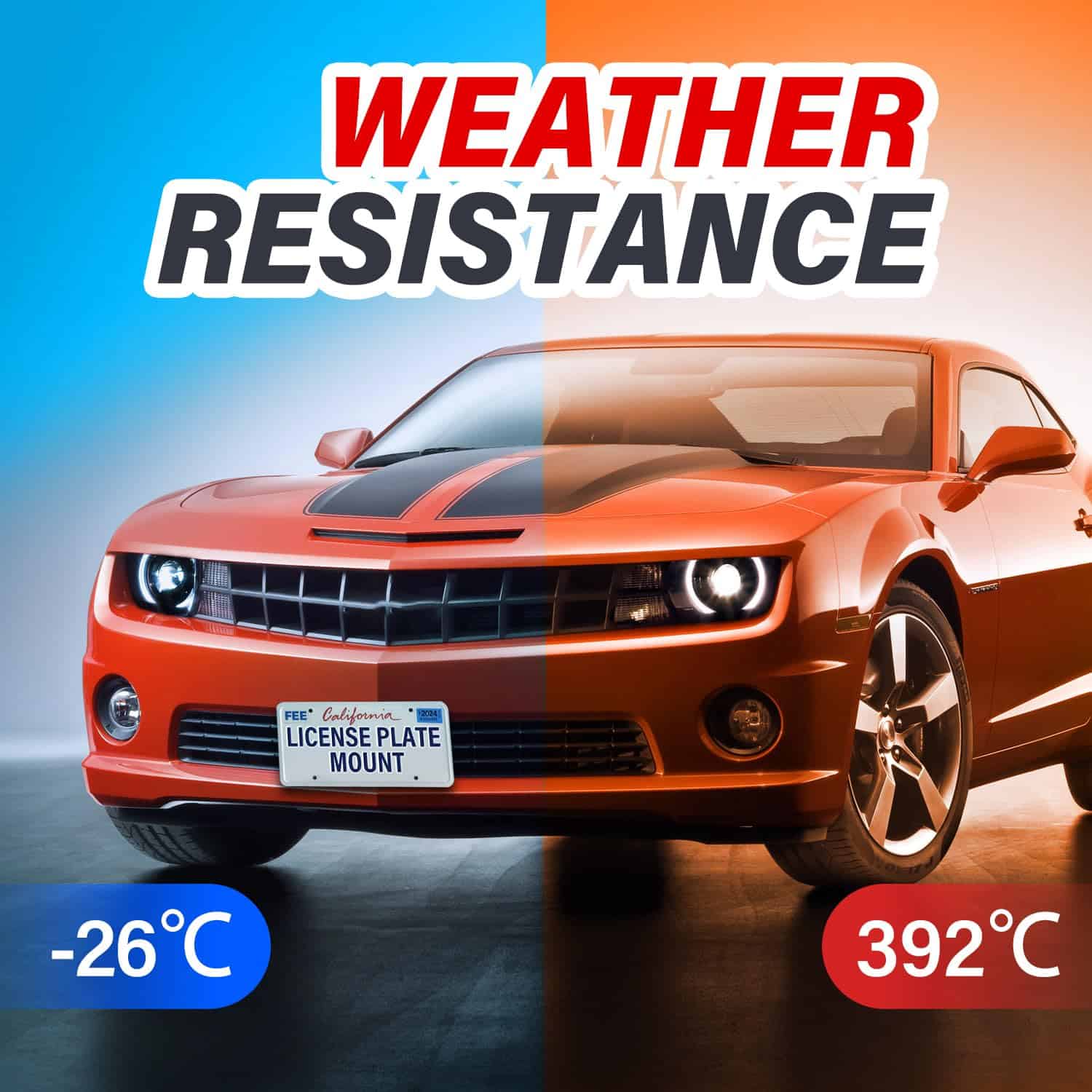 Soporte de matrícula delantera para montaje en -t 2nd gen - Imagen 5