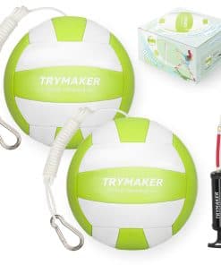 Trymaker Tetherball Ball and Rope, 2 Pack Tether Ball