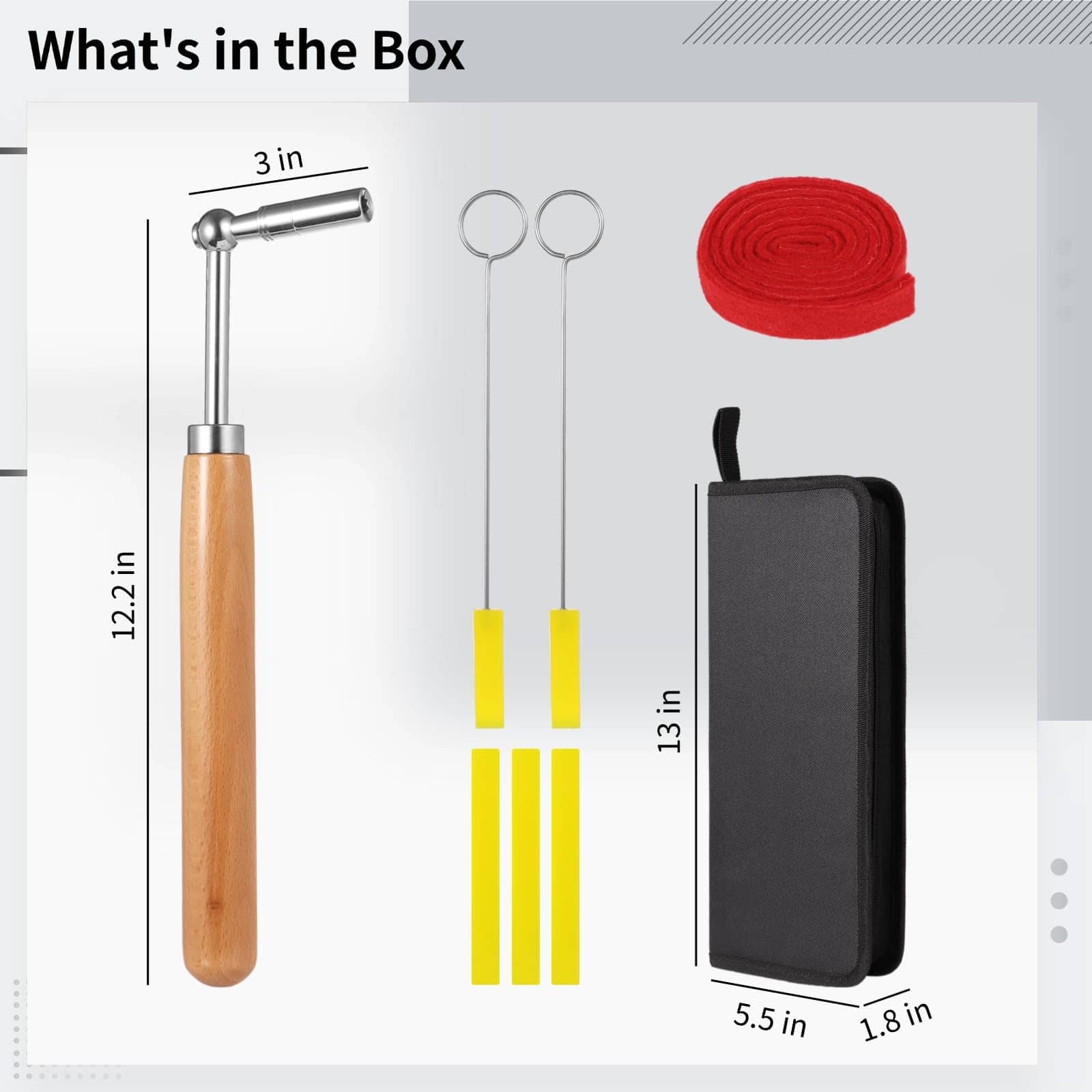 Kit de 7 Piezas para Afinación de Pianos, Herramientas de - Imagen 4