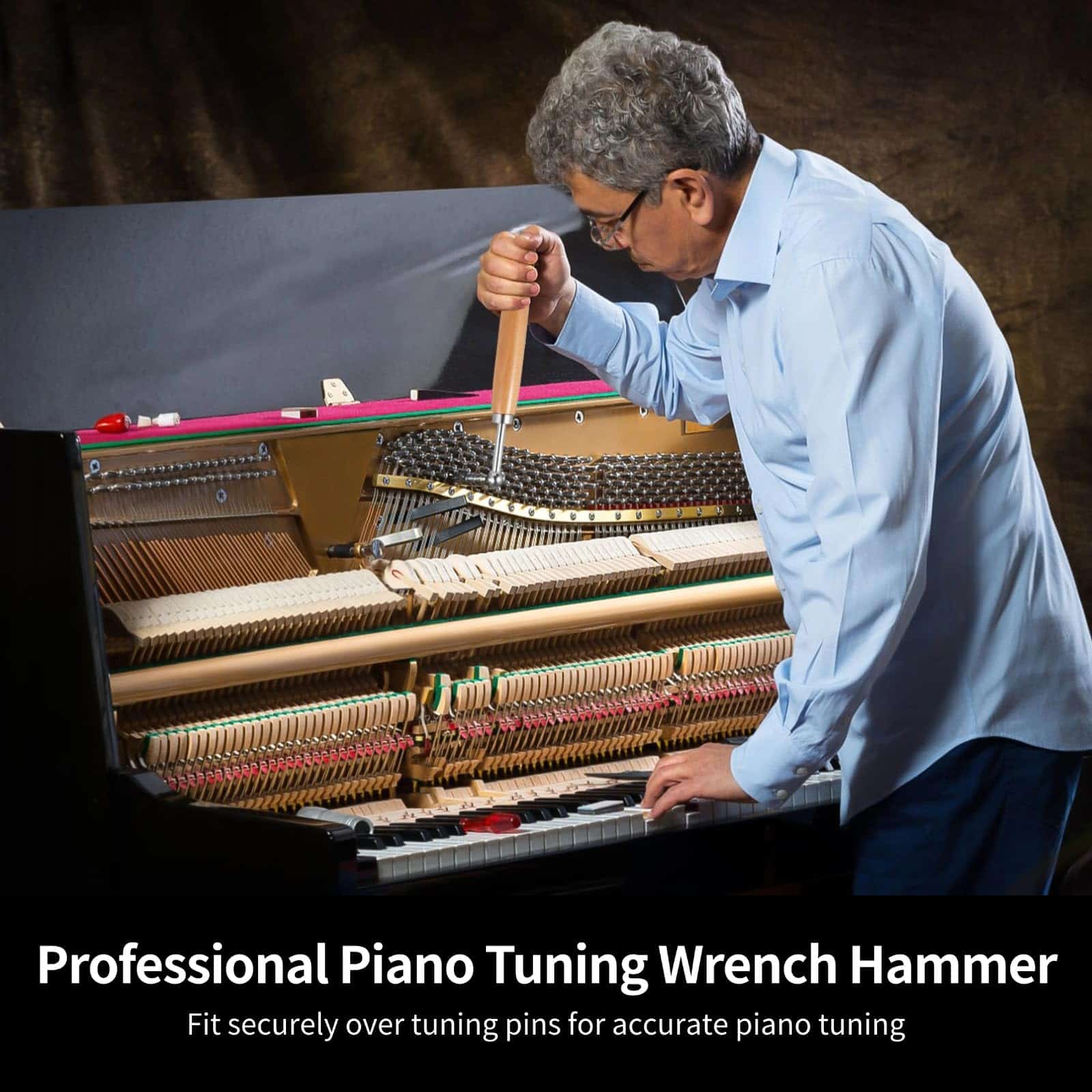 Kit de 7 Piezas para Afinación de Pianos, Herramientas de - Imagen 3