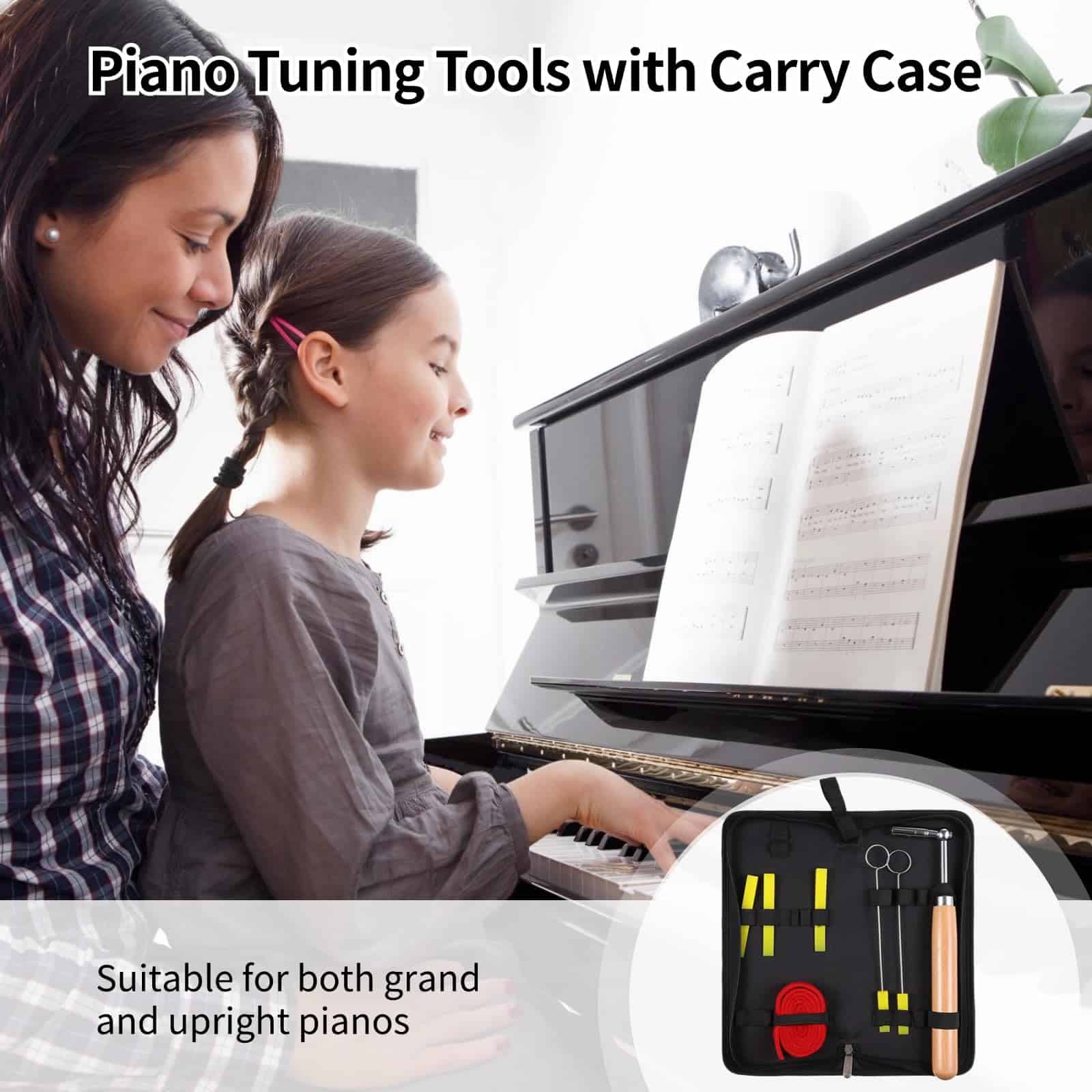 Kit de 7 Piezas para Afinación de Pianos, Herramientas de - Imagen 6