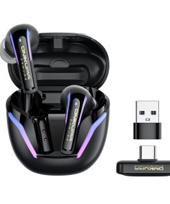 Auriculares de juego inalámbricos 2.4G con micrófono ENC,