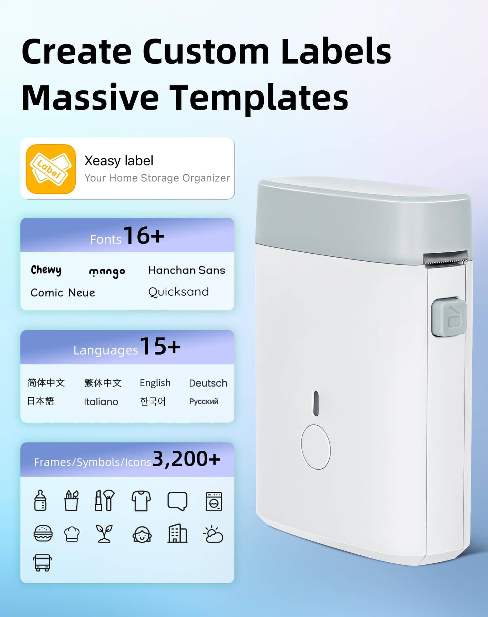 Máquina de etiquetado Bluetooth BPXX con cinta - Mini - Imagen 5