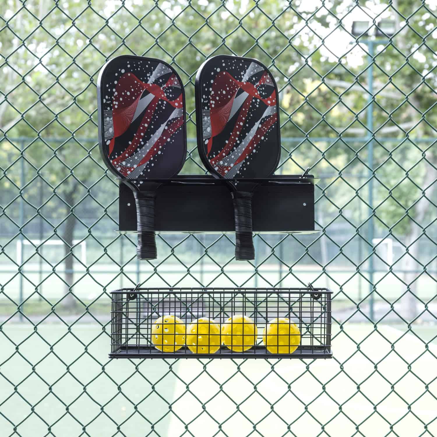 MyGift 16.5 Pulgadas Soporte de Metal Negro para Palas de - Imagen 6