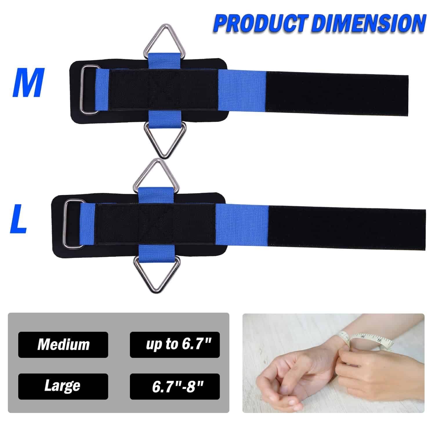 Puños Ajustables de Muñeca con Padded de Neopreno para - Imagen 3