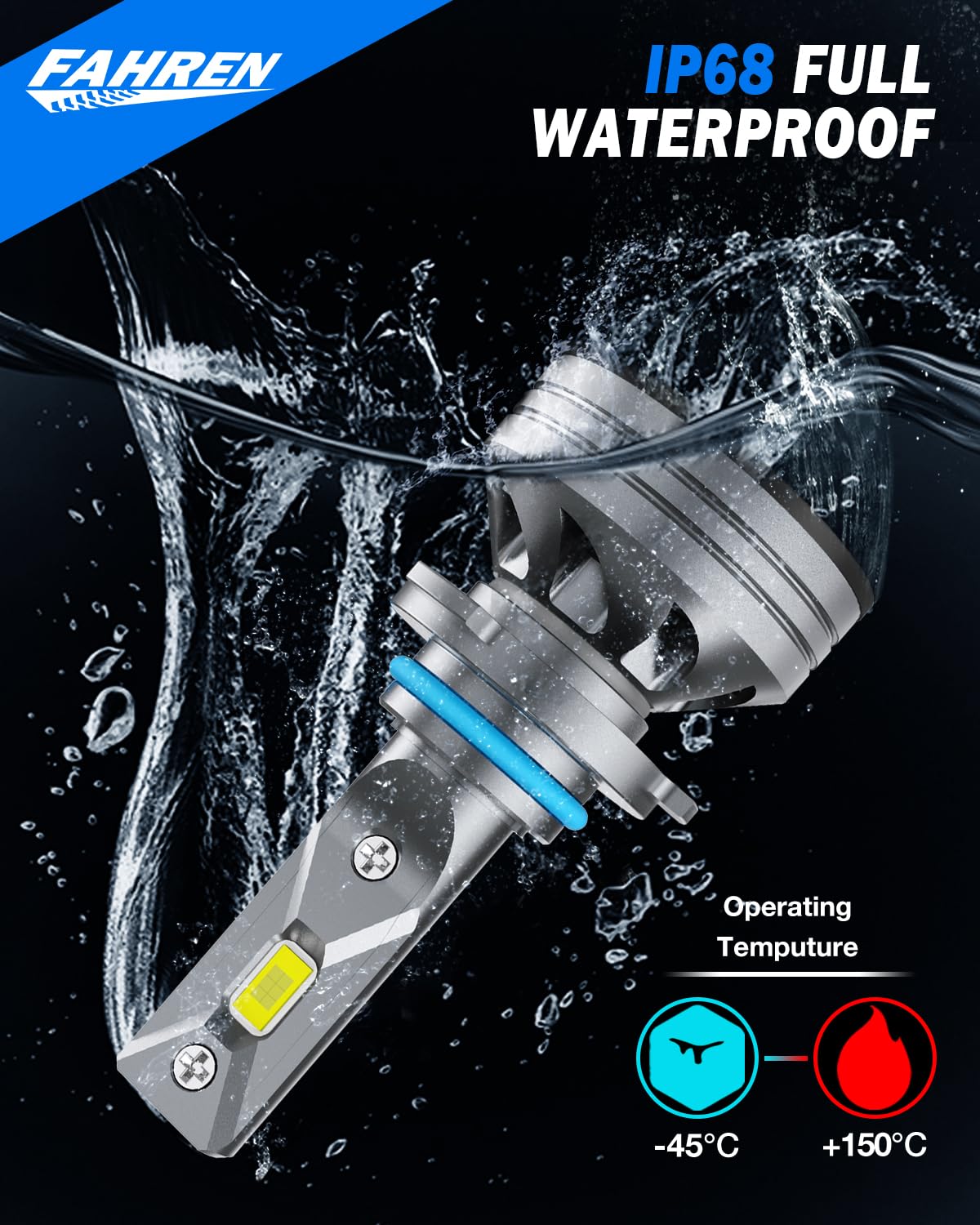 Bombilla LED 9012/HR2 Actualizada, Súper Brillante 30000LM - Imagen 6